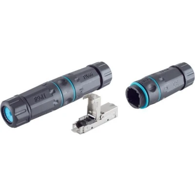 Afbeelding van Verbindingsadapter voor F/UTP / S/FTP CAT6 netwerkkabel Waterproof IP68