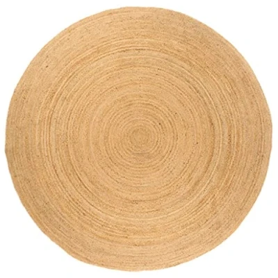 Afbeelding van vidaXL Jute vloerkleed gevlochten 210 cm rond