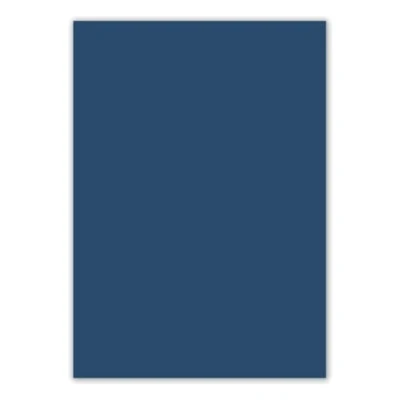 Afbeelding van FarbenFroh by Gustav Neuser 50 vellen DIN A5 papier donkerblauw 120g 14,8 x 21 cm knutselvel gekleurd briefvel