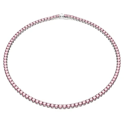 Afbeelding van Swarovski Matrix Ketting silvercoloured, Dames, Maat: Medium, Silver coloured
