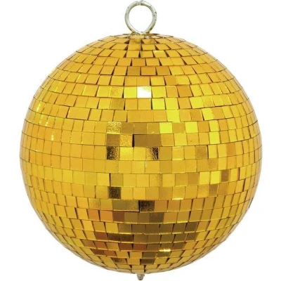 Afbeelding van EUROLITE Discobal Discobol Spiegelbol 15cm goud