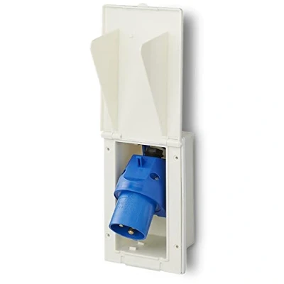 Afbeelding van Pro Plus CEE Wandinvoerdoos Rechthoek 160 x 100 mm 16 Ampère IP44 230 Volt 3 Polig Wit