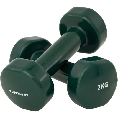 Afbeelding van Tunturi Vinyl Dumbels 2,0 Kg Groen