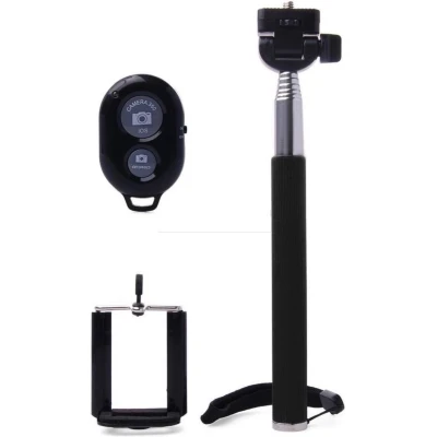 Afbeelding van Lifetime Selfie Stick Met Bluetooth Afstandsbediening Zwart