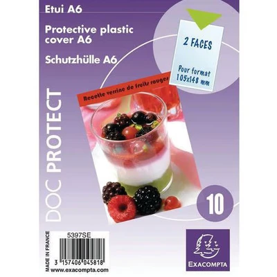 Image de Etuis de protection simple PVC lisse 20/100e A6