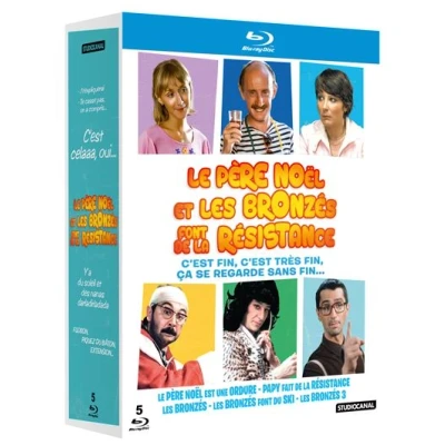 Image de Canal Coffret Collector Le Père Noël Et Les Bronzés Font De La Résistance Blu ray