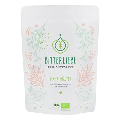 Afbeelding van BitterLiebe® Teemanufaktur Mama biologische theekruiden los voor moeders met de kracht van bittere stoffen I kruiden, venkel, anijs, komijn enz. (150 g)