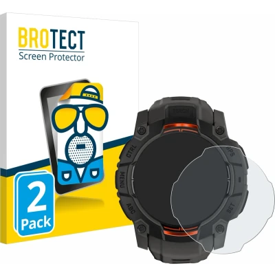 Afbeelding van BROTECT Entspiegelungsfolie Displayschutz Displayschutzfolie Folie Matt, Smartwatch beschermfolie, Grijs