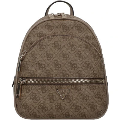Afbeelding van GUESS Vrije tijd Rugzak Manhatten II Backpack Latte Logo Lichtbruin