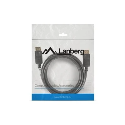 Image de Lanberg env. dpdp 10cc bk displayport 1.1 a 0030 (19 broches) vers fiche 4 k câble 3 m noir