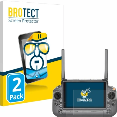 Afbeelding van BROTECT Screenprotector voor DJI RC Plus Folie Beschermfolie transparant (2 Stuks)