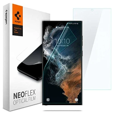 Afbeelding van Spigen Samsung Galaxy S22 Ultra screenprotector Neo Flex 2 Pack