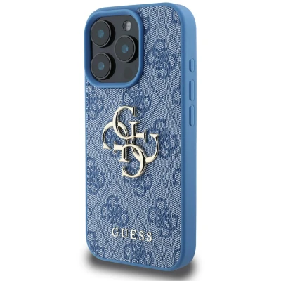 Afbeelding van Guess GUHCP16X4GMGBL iPhone 16 Pro Max 6,9&quot; blauw/blauw hardcase 4G Groot Logo