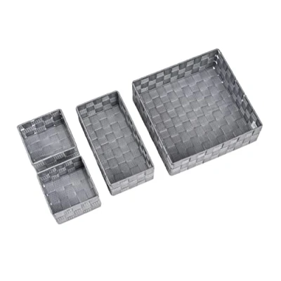 Afbeelding van Set van badkamermanden ADRIA, 4 cosmetica organizers, WENKO