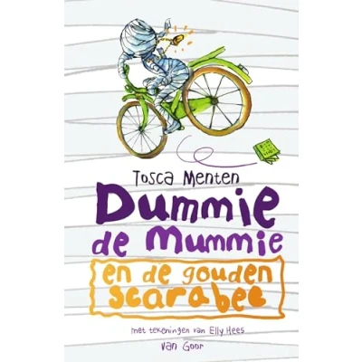 Afbeelding van Dummie de mummie en gouden scarabee