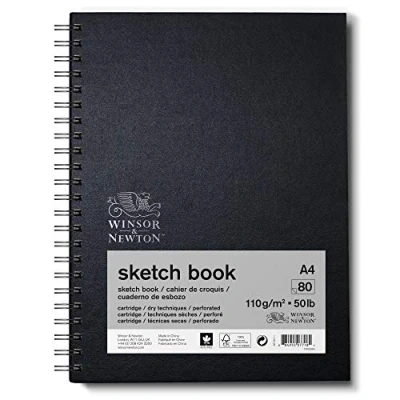 Afbeelding van Winsor &amp; Newton Schetsblok Spiraal 110gr. 80 vel A4