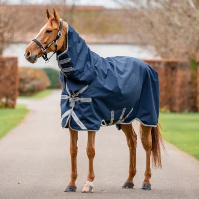 Afbeelding van Amigo Turnout 1200D Integrated 50g Navy/Titanium Grey/Silver