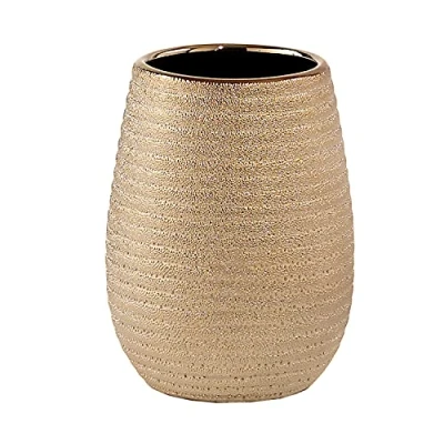 Afbeelding van Gedy Gold, G Astrid badkamer, afmetingen: 11 x 8,3 cm, gewicht 0,294 kg, tandenborstelhouder van keramiek, 2 jaar garantie, R&amp;D design, uniek