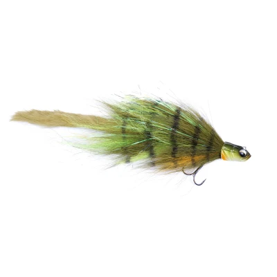 Afbeelding van BIM Tackle Crazy Rabbit Streamer Loodvrij 29cm (33g) Natural Perch Lood vervanger