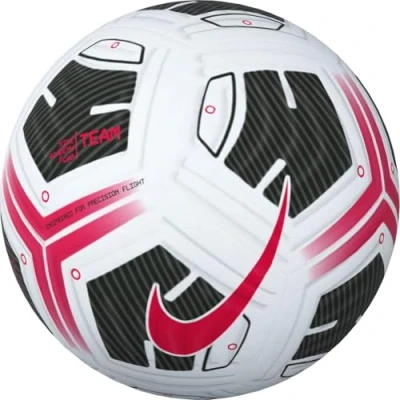 Afbeelding van Nike FZ2979 100 Academy Plus Voetbal, uniseks, wit/zwart/helder karmozijnrood, maat 4
