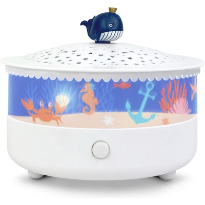 Afbeelding van Sterrenprojector Oceaan met Muziek en Huilsensor Betoverende Sterrenhemel voor je Kleintje, Automatische Uitschakeling USB kabel Inbegrepen