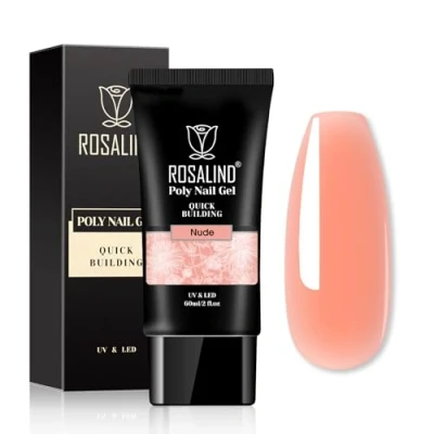 Afbeelding van ROSALIND Nude Color Poly Nail Gel, 60 ml Gel Semi Permanente Nagelverlenging Soak Off UV LED Acryl Art voor Extension, Nagellak 1 stuk