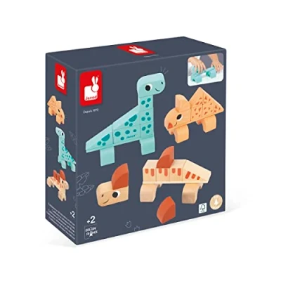 Image de Cubes Janod Dino Cubikosaurus