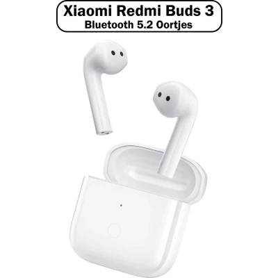 Afbeelding van Xiaomi Redmi Buds 3 Draadloze Oordopjes In ear Oproepen / Muziek met Bluetooth 5.2 Kleur: Wit