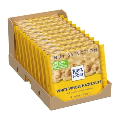 Afbeelding van Rittersport Wit Hazelnoot 10x