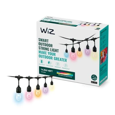 Image de WiZ Guirlande Lumineuse Extérieure Éclairage Coloré et Blanc