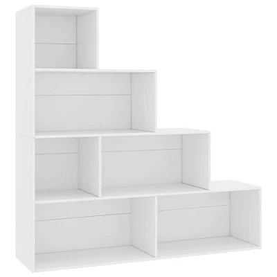 Afbeelding van Boekenkast/kamerscherm 155x24x160 cm bewerkt hout wit