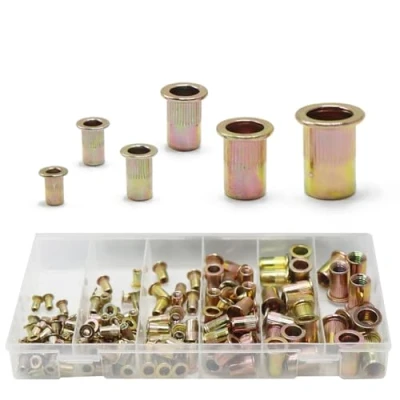 Afbeelding van CCLIFE 150 stuks roestvrijstalen klinkmoeren M3 M4 M5 M6 M8 M10