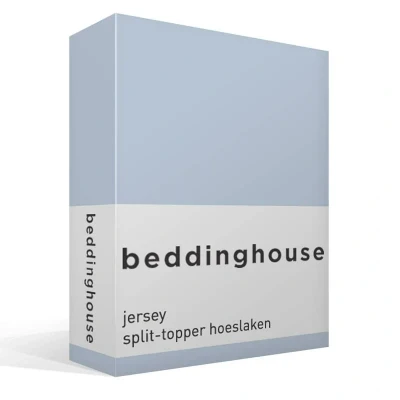 Afbeelding van Beddinghouse Splittopper Hoeslaken Jersey Light Blue 180 x 200/220