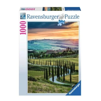 Afbeelding van Ravensburger puzzel Italian landscapes: Val d&#039;Orcia, Tuscany Legpuzzel 1000 stukjes