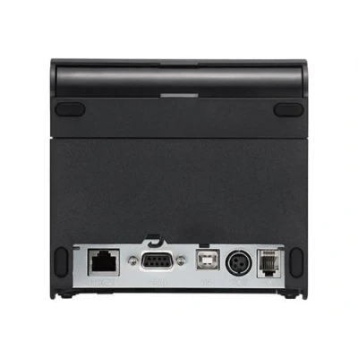 Image de BIXOLON SRP E302 Imprimante de reçus thermique direct Rouleau (8 cm) 203 dpi jusqu&#039;à 220 mm/sec USB 2.0 outil coupe noir