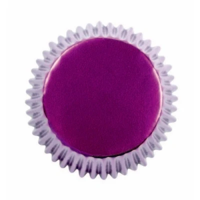 Afbeelding van Cupcake Cups Metalllic Paars 30 stuks