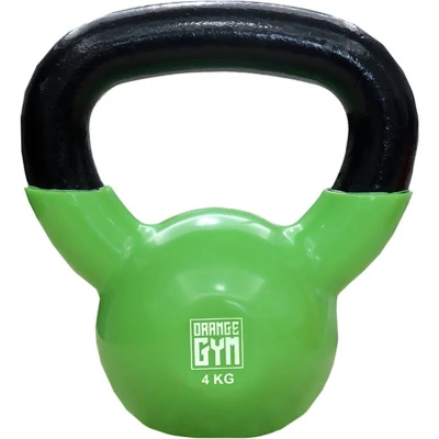 Afbeelding van Orange Gym Vinyl Kettlebell 4 kg