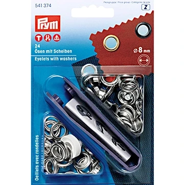Afbeelding van Zilver Prym Nestelringen 8mm