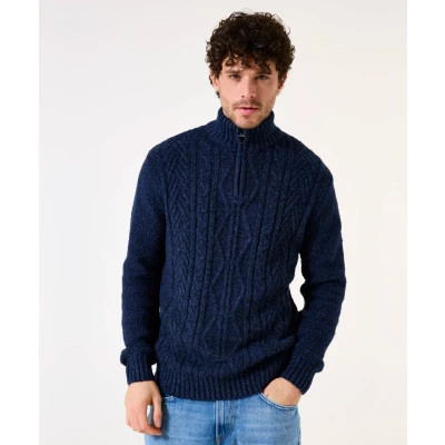 Afbeelding van Garcia Trui HalfZip Marine M