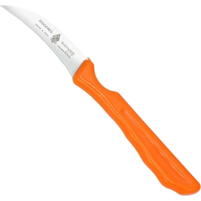 Afbeelding van Diogenes Solingen Champignonmesje 6cm Oranje RVS Ergonomisch