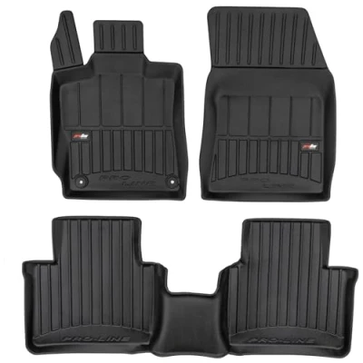 Afbeelding van M MOTOS Rubberen Automatten geschikt voor Peugeot 408 vanaf 2022. Verbeter je reiscomfort met de 3D antislip automat. alle seizoenen,