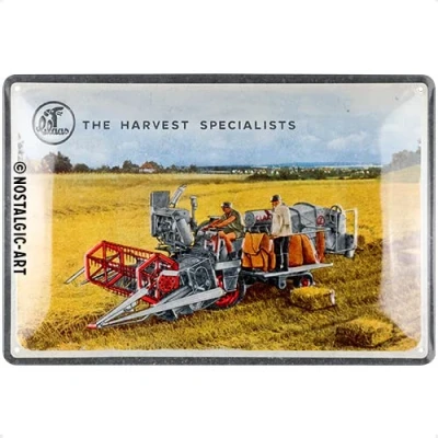 Afbeelding van Metalen Bord 20x30 cm Claas The Harvest Specialists