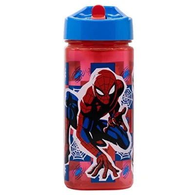 Image de BOUTEILLE SQUARE EASY HOLD 530 ML SPIDERMAN ARACHNID GRID