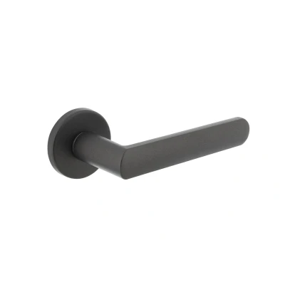 Afbeelding van Intersteel Deurklink Sora antraciet grijs Ø50x7 mm