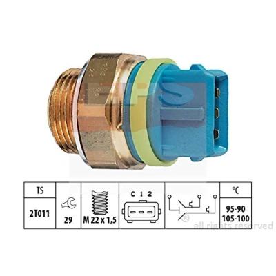 Afbeelding van EPS 1.850.677 Temperatuurschakelaar, radiateurventilator M22x1,5 Made in Italy OE Equivalent