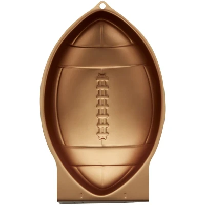 Afbeelding van Wilton Bakvorm 3D Cakevorm Taartvorm Rugbybal Ø22x8,57 cm