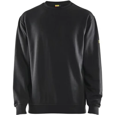 Afbeelding van Blaklader 3074 1762 Vlamvertragend sweatshirt Zwart XS