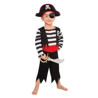 Afbeelding van CAT01 piratenkostuum voor kinderen, 6 8 jaar