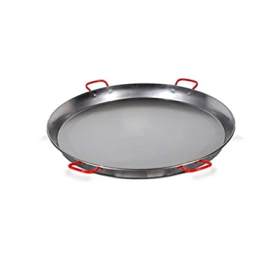 Afbeelding van Garcima Paella pan van gepolijst staal, ideaal, 90 cm