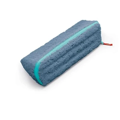 Afbeelding van Maped Schooltas met opening XXL Omkeerbaar personaliseerbaar etui, 1 kant om in te kleuren Grote praktische Driehoekig etui 22 x 6 cm Blauwe WOL pennenetui